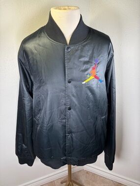 Nike Air Jordan DNA Men’s Satin Jacket - Size Large